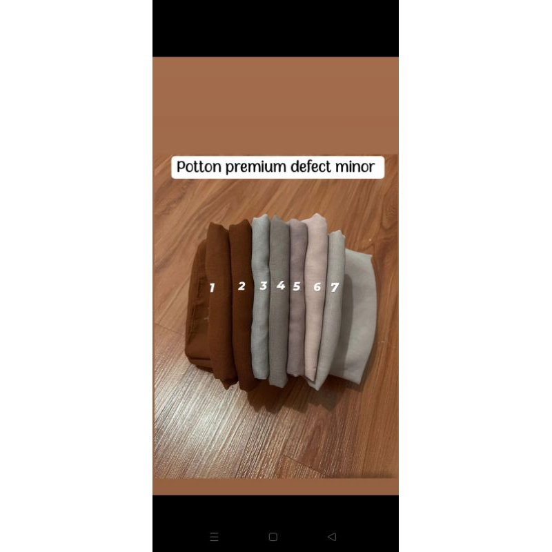 HIJAB SEGIEMPAT DAN PASMINA DEFECT MINOR 2