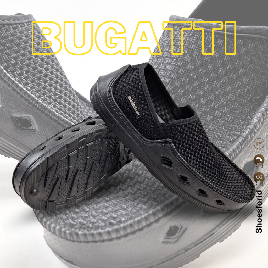 SFU JKT SEPATU KARET CASUAL SLIP ON PRIA COURTNEY FERRARI // MICKELSON BUGATTI //MICKELSON COOPER //