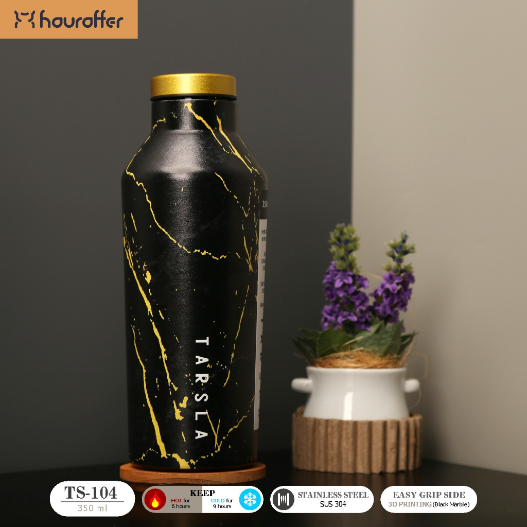 Tumbler Vacuum Flask TS-104 Botol Minum Thermos Hot & Cold 350ml
