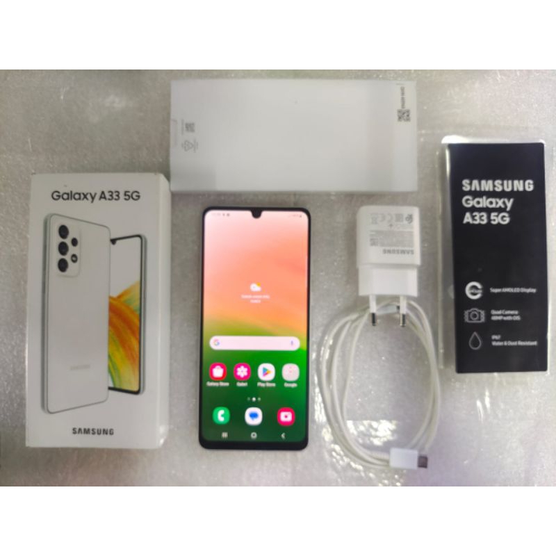 Second Samsung A33 5G ram 8/128 gb garansi resmi sein