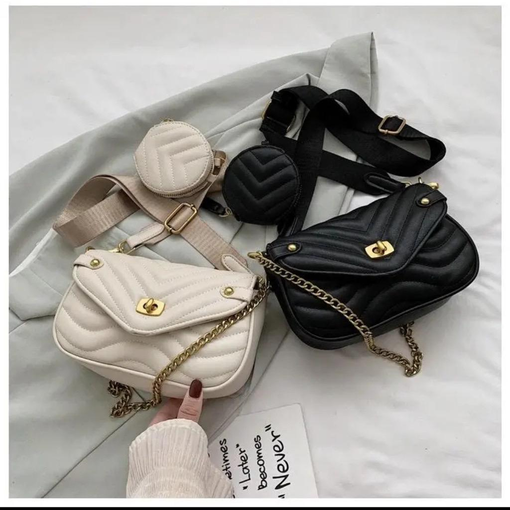 TAS SLINGBAG FASHION SHEINA - TAS SELEMPANG WANITA PREMIUM KEKINIAN - TAS IMPORT WANITA - TAS RANTAI