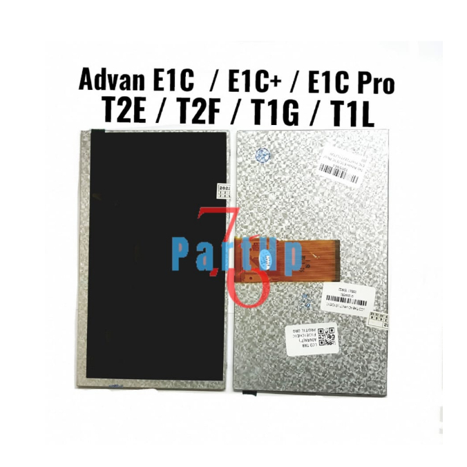 Lcd Tablet Tab Advan E1C E1C plus E1C pro T2E T2F T1G T1L