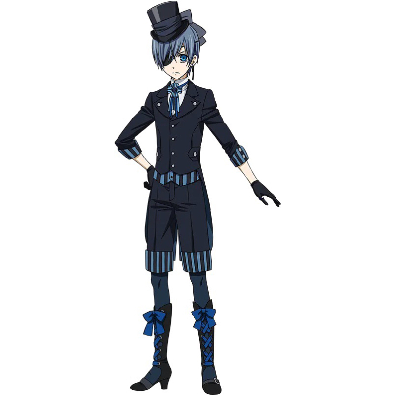 [SEWA / RENTAL] CIEL PHANTOMHIVE KUROSHITSUJI BLACKBUTLER COSPLAY COSTUME