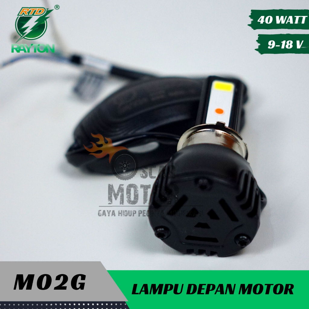 Lampu Led Motor 3 Sisi 40 Watt RTD M02G Universal Ori GARANSI