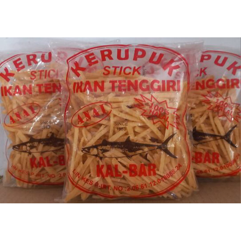 

Kerupuk Stick Ikan Tenggiri ANAI Original Kal-Bar 300gram