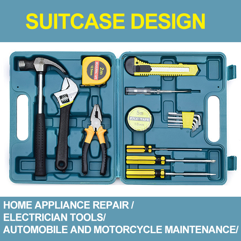 Tool Box Set Perkakas Palu Tang Obeng Kunci Pas Cutter