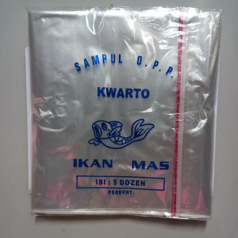 

Sampul Plastik Untuk Buku Kwarto / ukuran Standart Buku Tulis isi 5 dozen