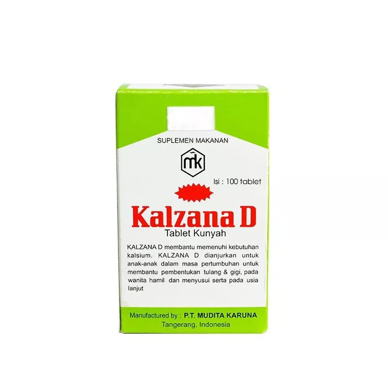 Kalzana D tablet kunyah
