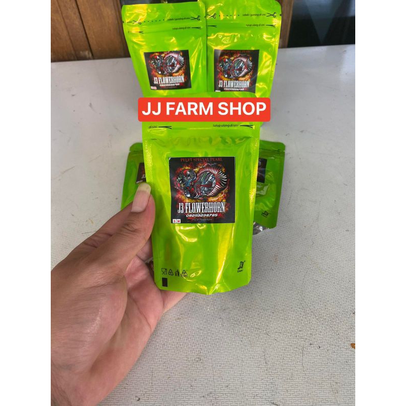 pelet j3 super shining mutiara & jenong & body pelet ikan koi koki louhan Channa dll