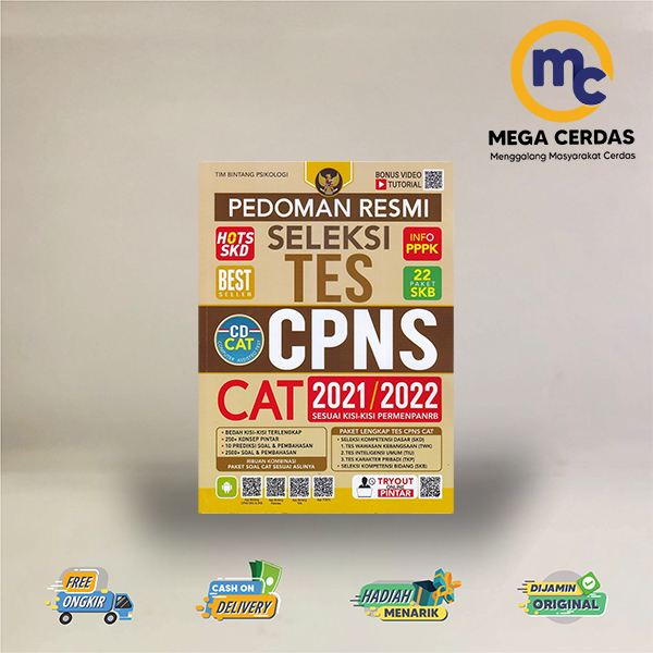 BUKU PEDOMAN RESMI SELEKSI TES CPNS CAT 2021/2022 + CD