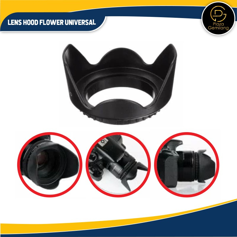 Lens Hood Flower Camera Nikon - Canon - LensHood
