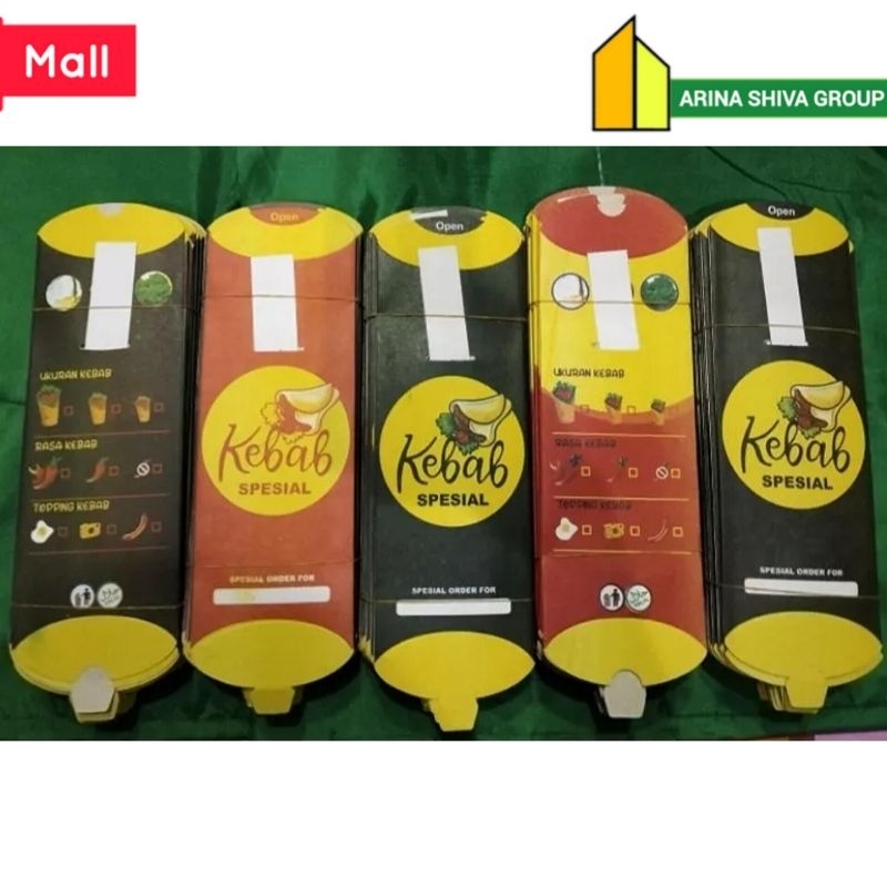 

100 LEMBAR KERTAS KEBAB TARIKAN UKURAN 24 × 9,2 CM HIGH QUALITY PAPER CRAFT TEBAL PRODUK TERBARU | KOTAK KEBAB KEKINIAN | DUS KEBAB VIRAL TIKTOK | KEMASAN KEBAB KEKINIAN | BOX KEBAB VIRAL | ARINA SHIVA GROUP 6150