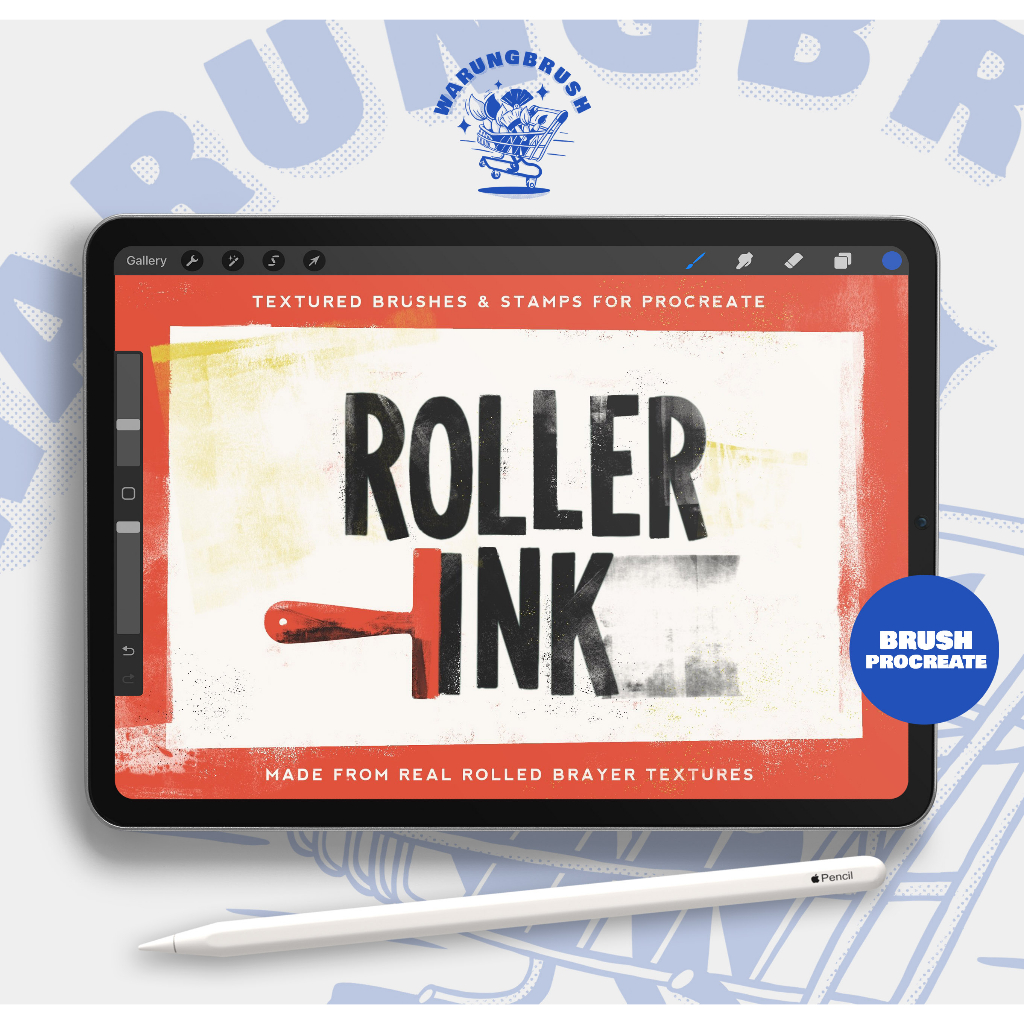 Roller Ink Procreate Pack BP00256