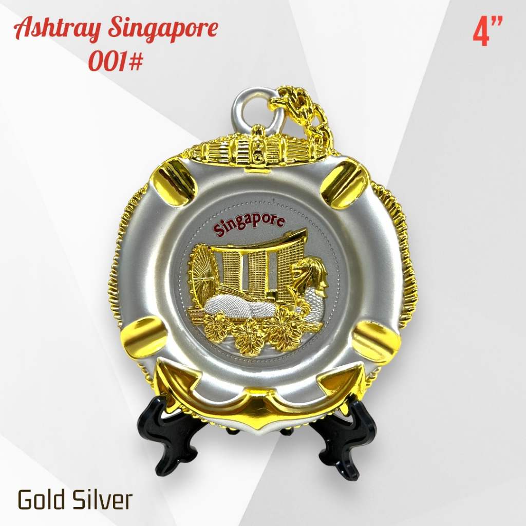 SOUVENIR Ashtray Singapore 001# / Asbak Singapore / Souvenir Singapore