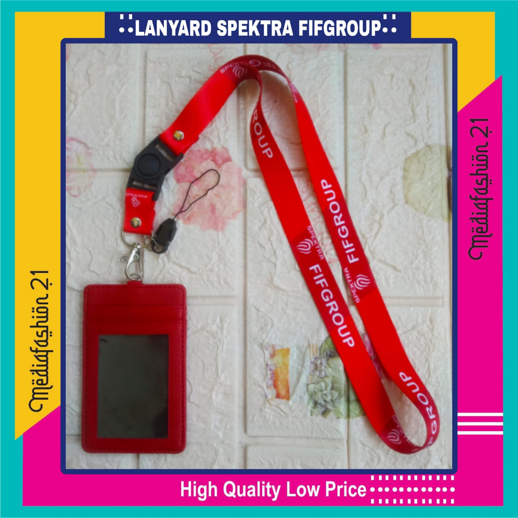 

Lanyard Tali Gantungan ID Card SPEKTRA FIFGROUP Free Strap Gantungan HP/Flashdisk