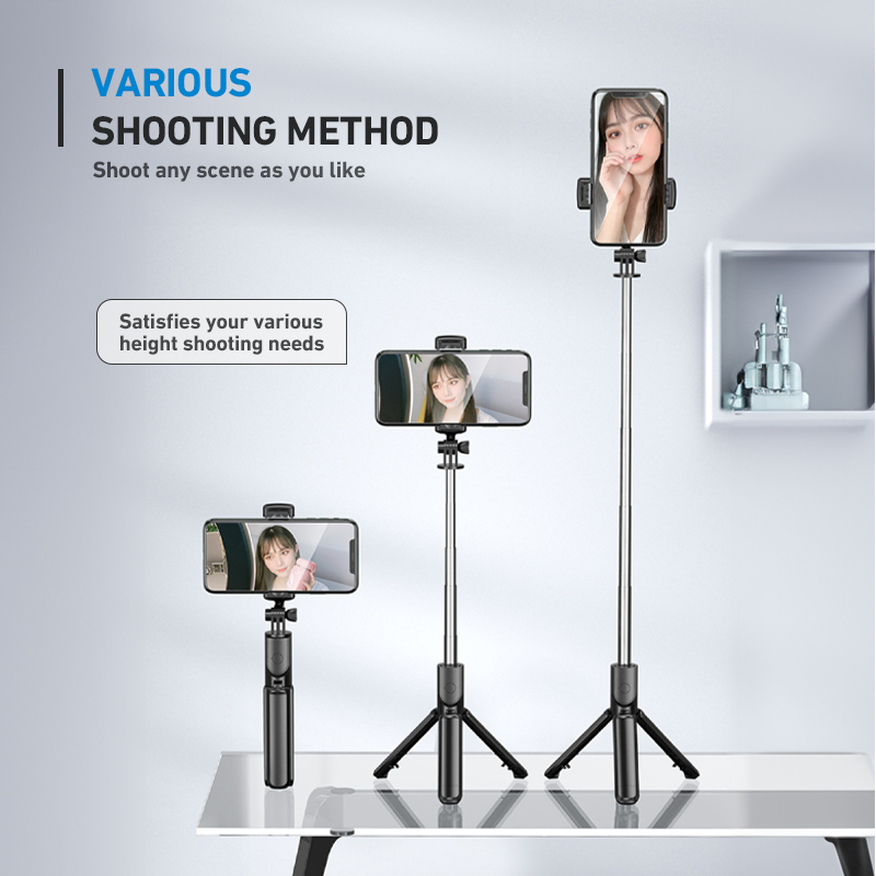 Mukava Tongsis Tripod 3in1 Remote Selfie Bluetooth R1 - Tongsis Bluetooth