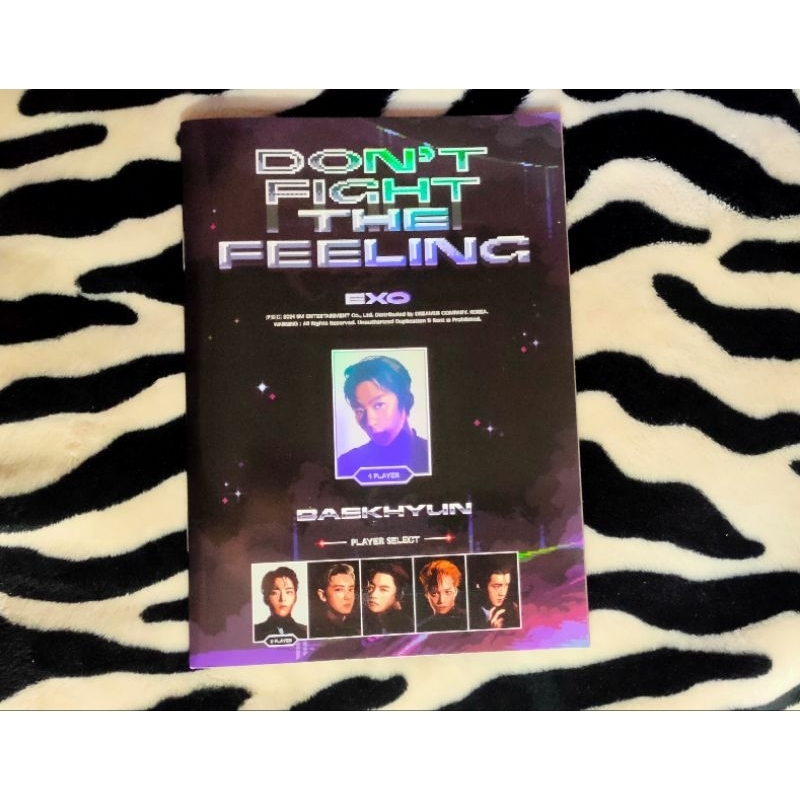 Album only obsession Exo ver,don't fight the feeling Baekhyun ver