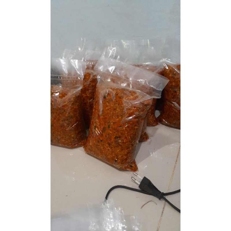 

sambal / sambel / bumbu pecel khas ponorogo