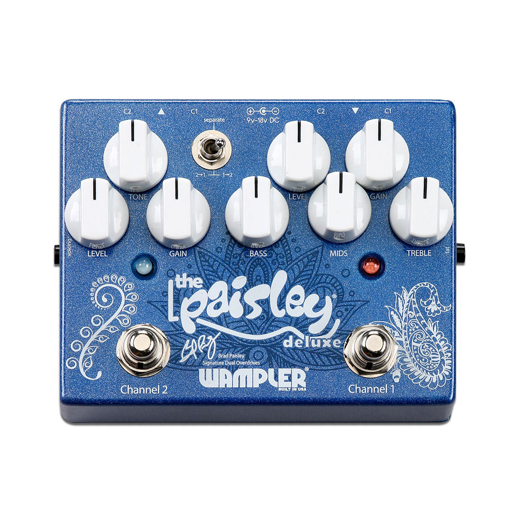 Wampler Paisley Deluxe Drive Pedal Efek GItar Overdrive