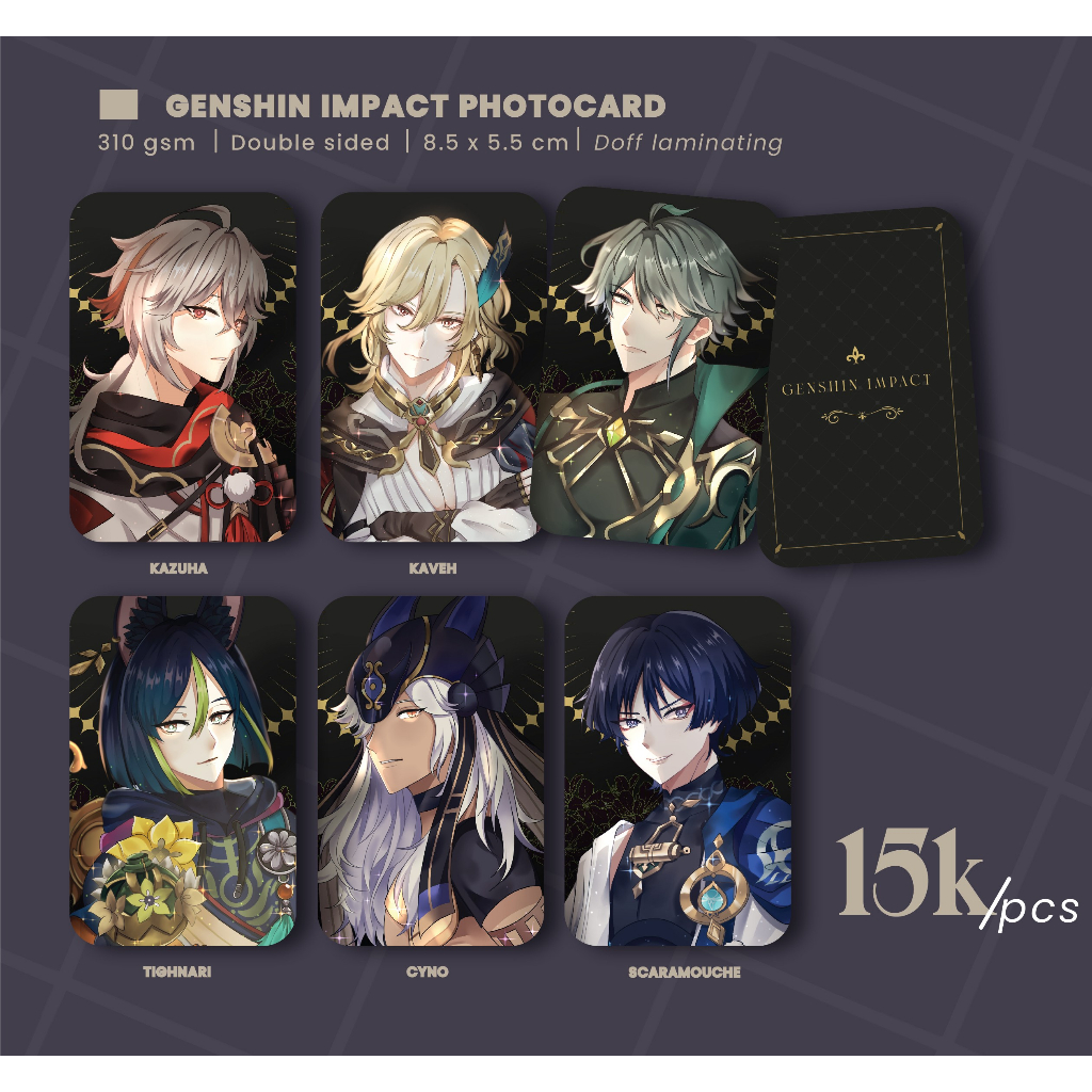 GENSHIN IMPACT PHOTOCARD
