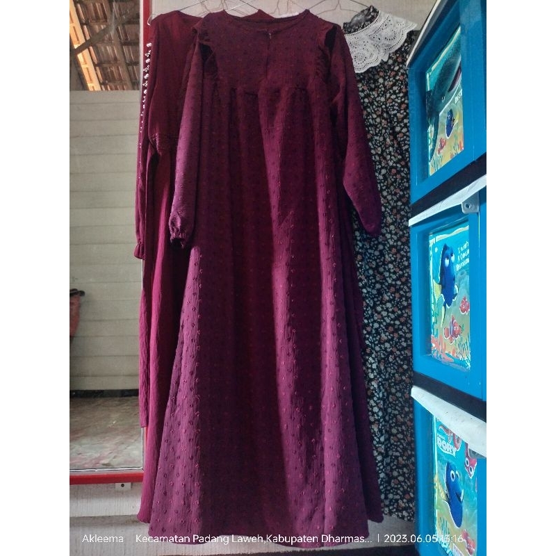 gamis crinkle ruby