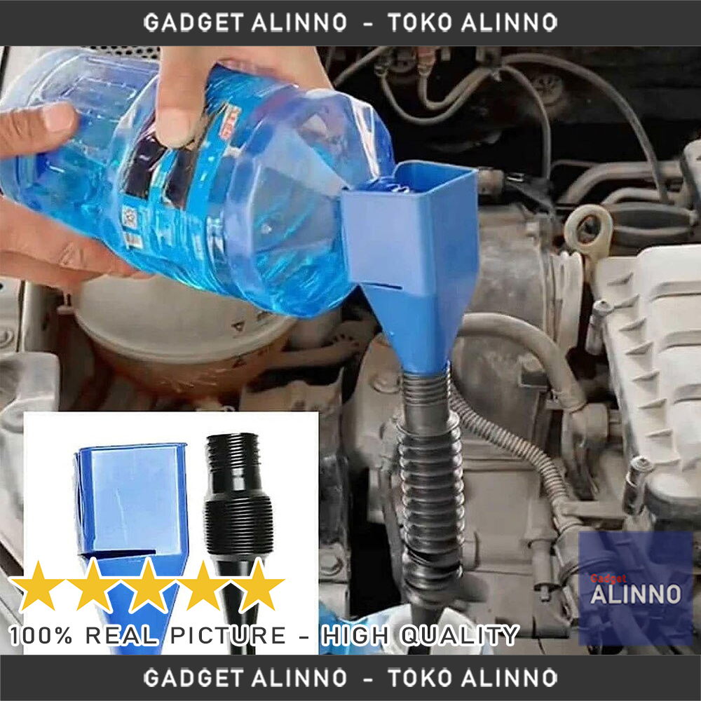 Corong Oli Kendaraan Anti Tumpah Fleksibel Teleskopik Corong Oli Motor Fleksibel Corong Oli Mobil An