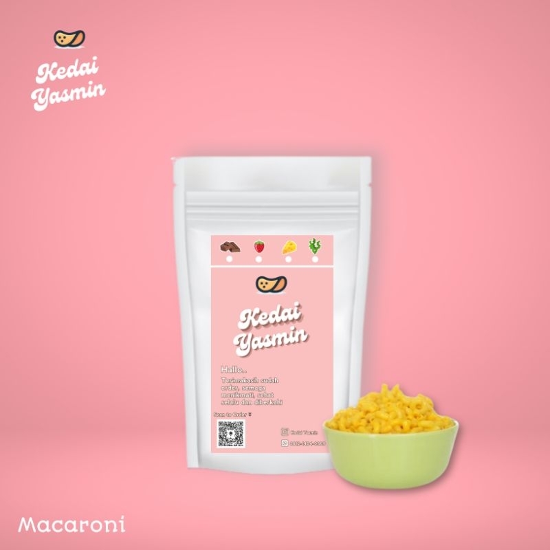 

Makaroni Aneka Rasa 150g, Cemilan Kedai Yasmin