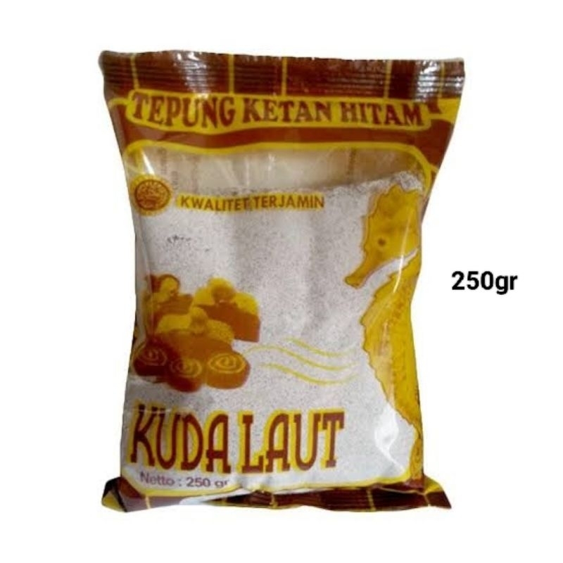 

Tepung ketan hitam cap kuda laut 250gr