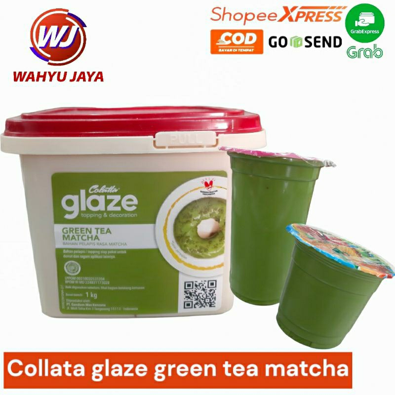 

collata glaze green tea matcha