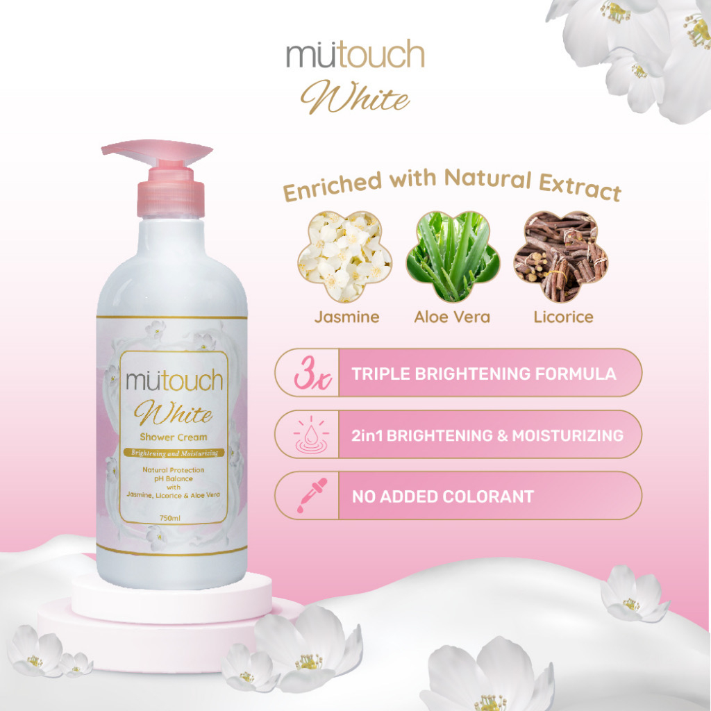 MUTOUCH White Brightening and Moisturizing Series - Shower Cream | Body Lotion