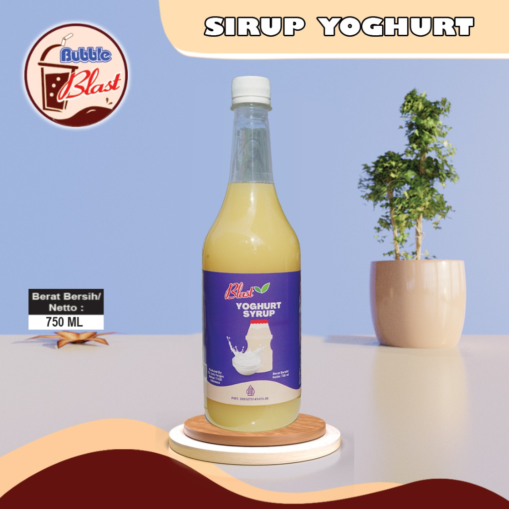 

Syrup YOGHURT 750 mL - Sirup Minuman Rasa Yogurt - Drink Syrup Flavour