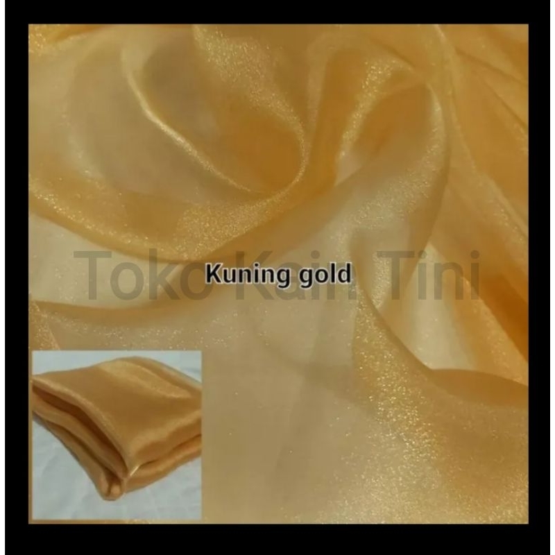 Kain organza crinkle halus butiran pasir/organza pearl/organza metalik