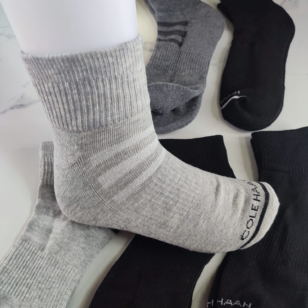 Kaos Kaki Cole Haan Men's Cushion Quarter Socks Tebal