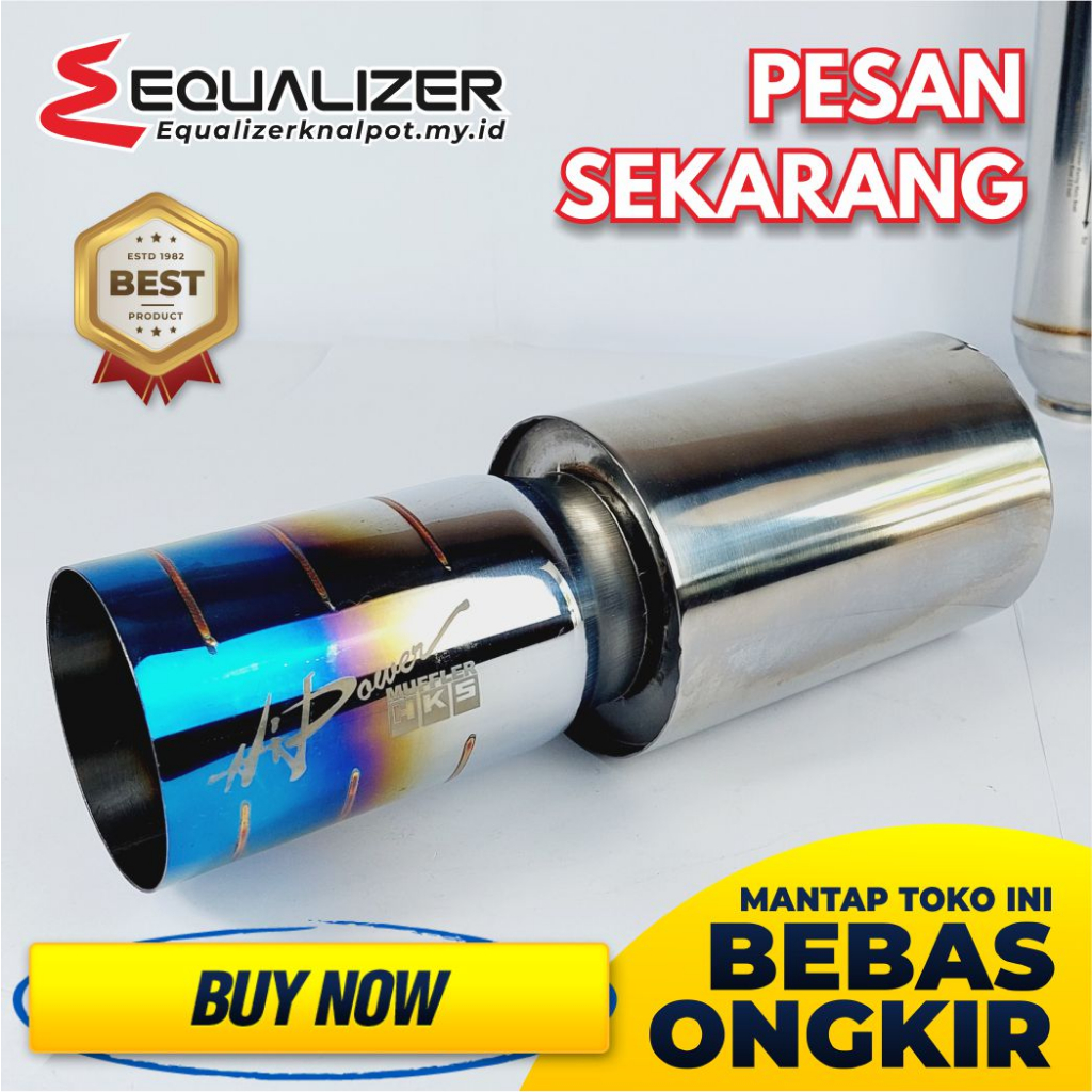 Knalpot Mobil Racing Mobil HKS Hi Power  Brio ,  Avanza ,  Sigra ,  Rush ,  Calya ,  Ayla ,  Terios 