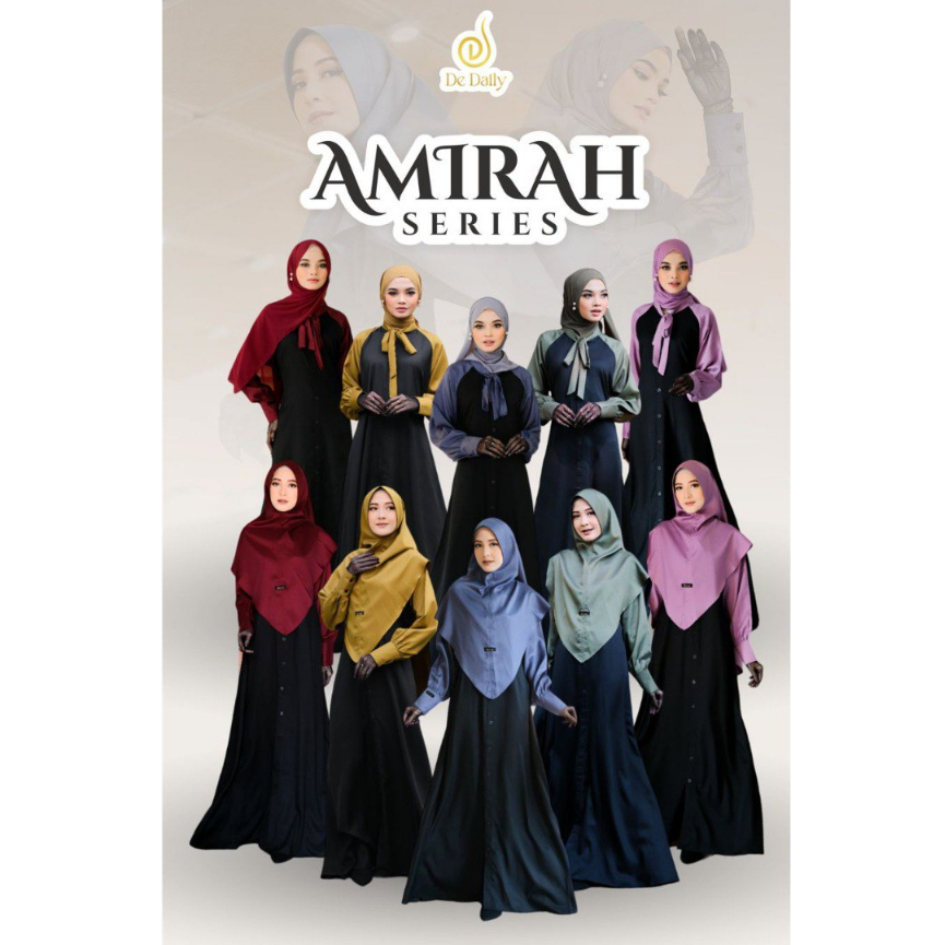 GAMIS AMIRAH - SET PASHMINA - BY DE DAILY