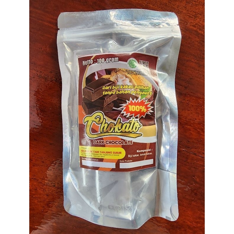 

CHOKATO DARK CHOCOLATE 100% BAR