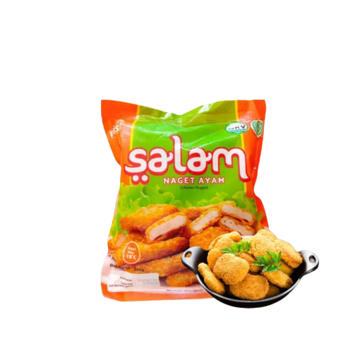 

Salam Nugget Ayam 1Kg| Naget Ayam Salam| Salam Chicken Nugget - 250Gram