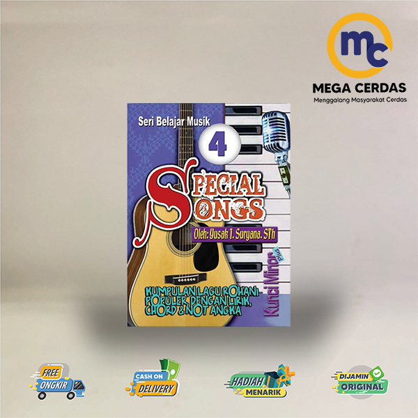 BUKU SERI BELAJAR MUSIK : SPECIAL SONGS 4 KUNCI MINOR PLUS