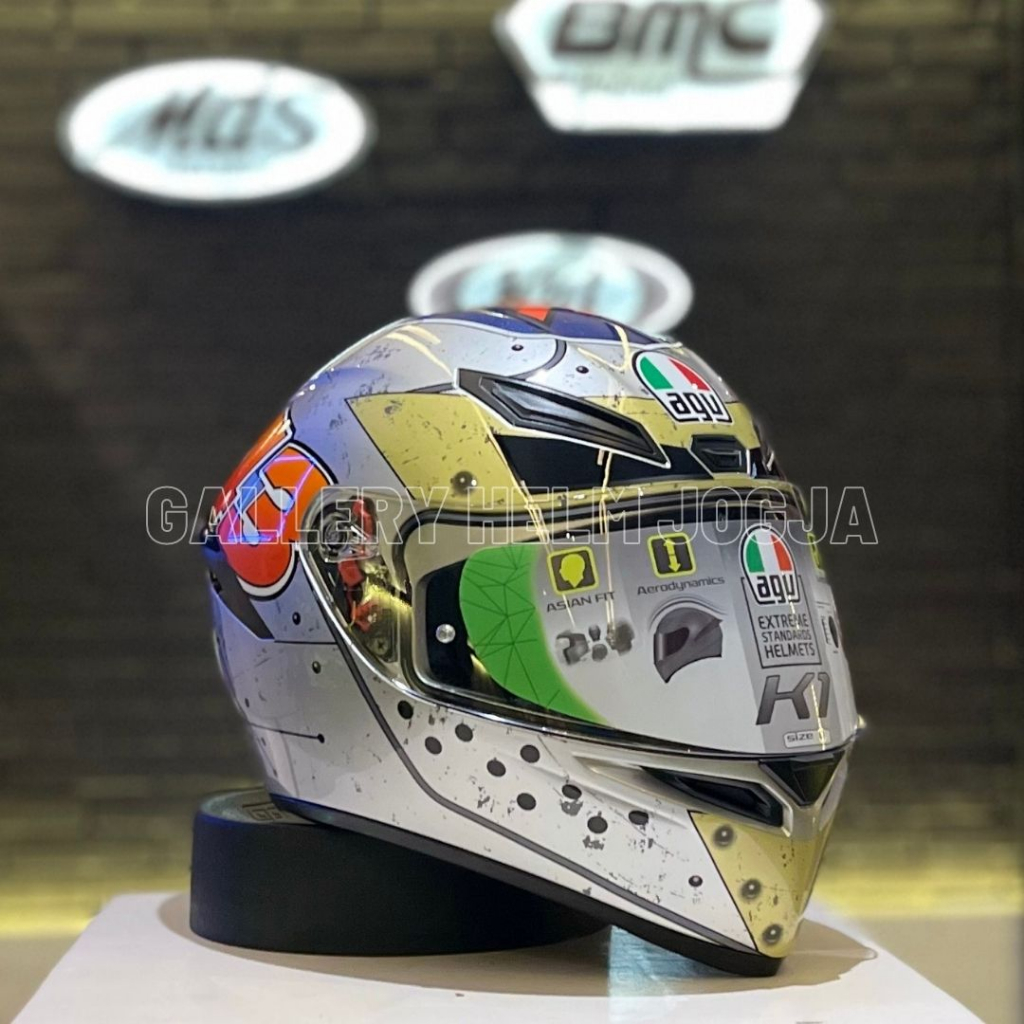 AGV K1 Miller Philip Island / AGV K-1 / AGV asian fit / helm motor / full face / helm agv / helm bal