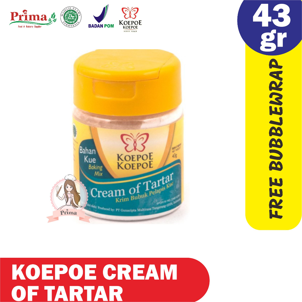 

Cream of tartar - Koepoe 43gr