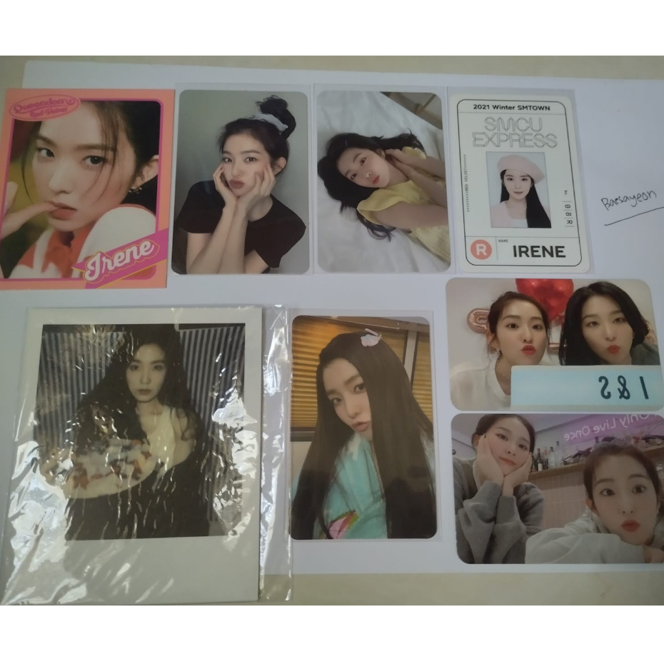 OFFICIAL IRENE SEULGI ASEUL RED VELVET PHOTOCARD QUEENDOM BIRTHDAY SMCU