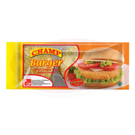 

CHAMP BURGER AYAM 315gr isi 6pcs