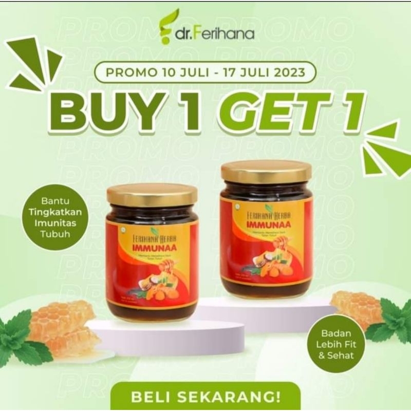 

Beli 2 Harga 1 Buy 1 Get 1 | (FERIHANA HERBA) MADU IMMUNAA