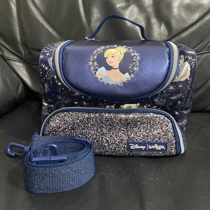 Smiggle Disney Cinderella Lunch Bag Box Double Decker Kids / Tas Kotak Makan Smiggle Anak