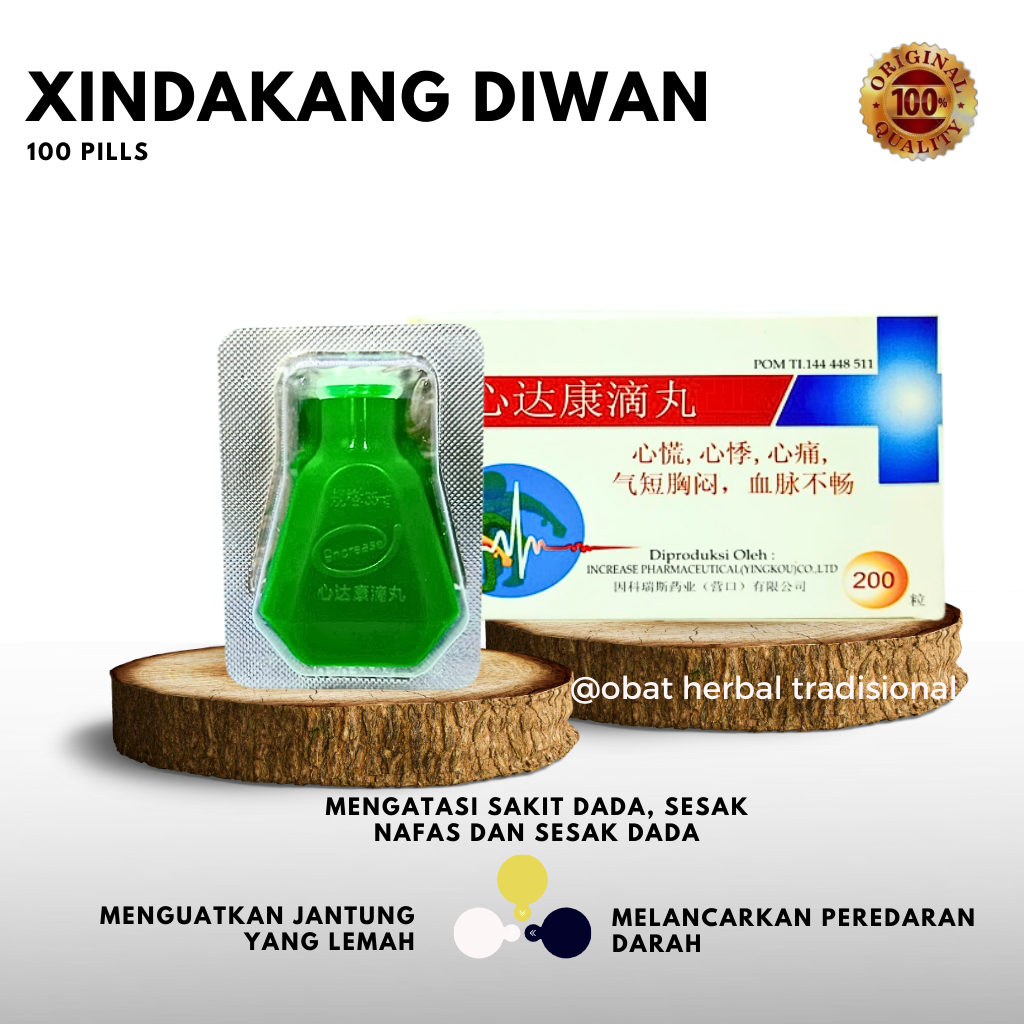 XINDAKANG DIWAN - jantung berdebar - sakit dada - sesak nafas - sesak dada