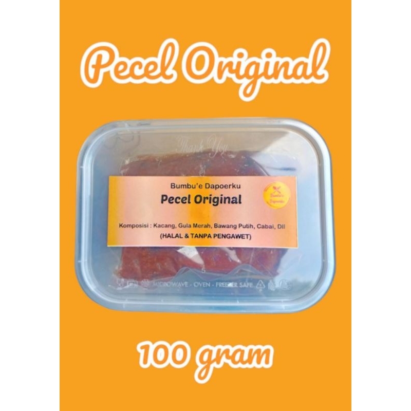 

Pecel Original 100 gram Khas Bumbu'e Dapoerku