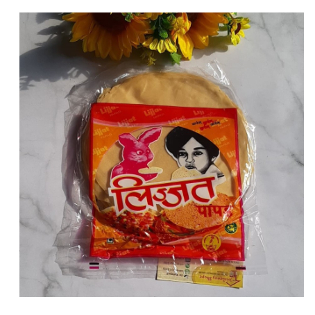 

Lijat papad 200gr/ Kerupuk khas india