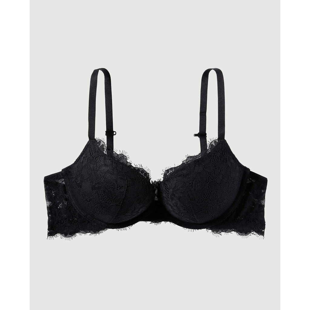 La Senza Hello Sugar Up 2 Cup Push Up Bra Warna Smoulder Black 60232619-03YZ