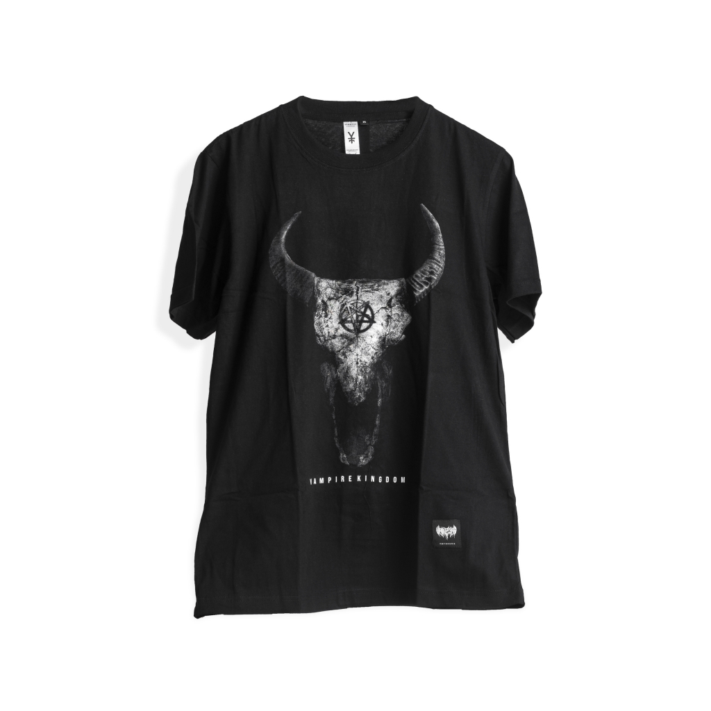Metal Vampire Kingdom Kaos Lengan Pendek Motif Metal Vampire Kingdom Hitam Cotton Combed 24s Kingdom