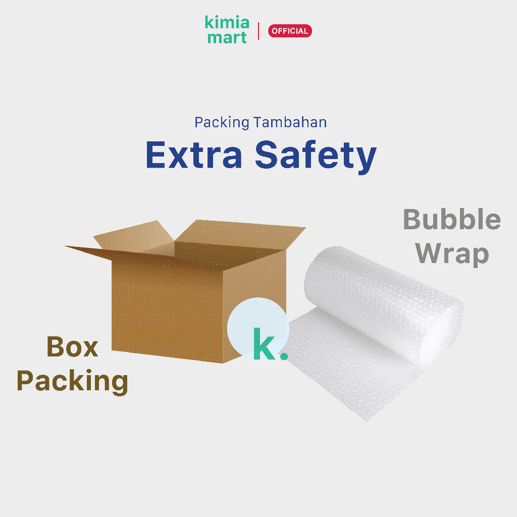 

Packing Tambahan DOUBLE Bubble wrap dan KARDUS